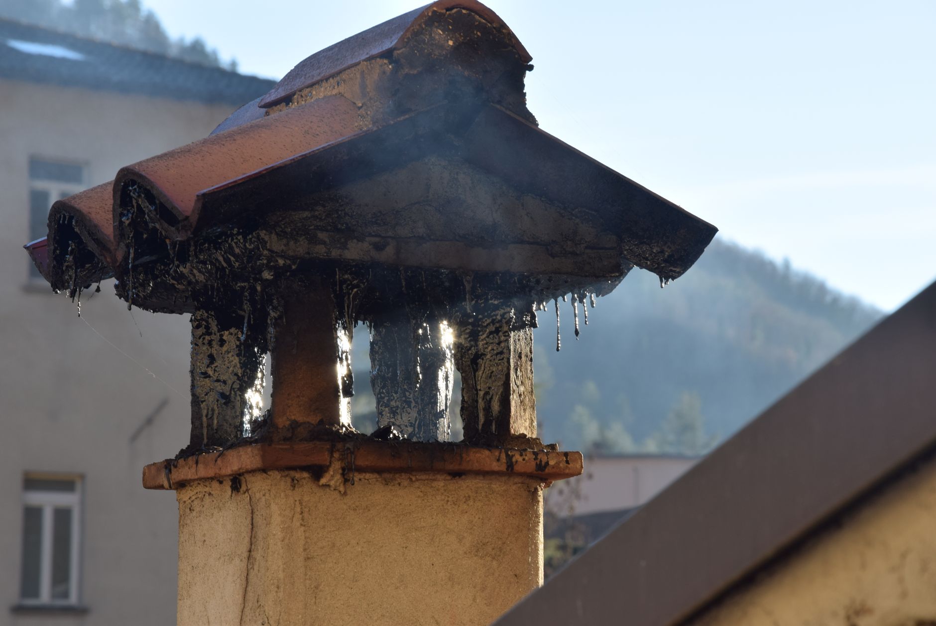 Chimney Sweep work image for Des Moines service